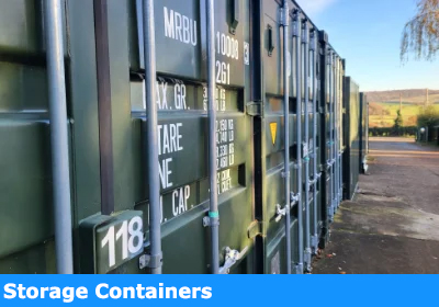 Storage Containers at Bilting Self Storage